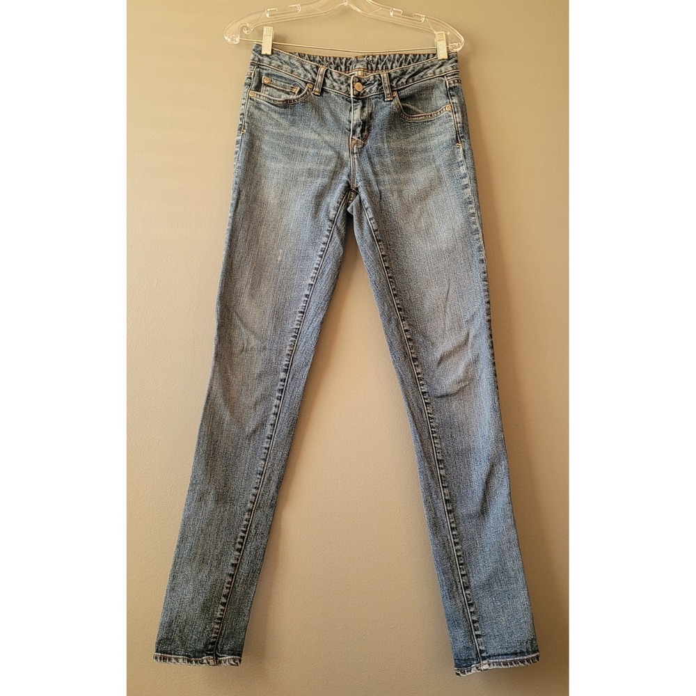 Denver Hayes Women's Vintage‎ Denim Low Rise Skinny Jeans Size 28 - Picture 2 of 9